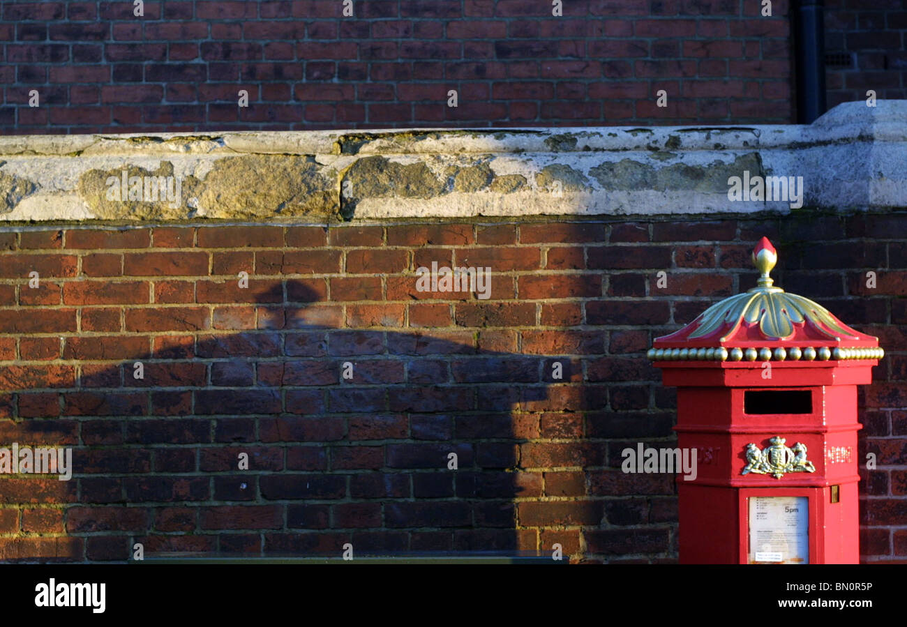 old post box harrow on the hill Stock Photo Alamy