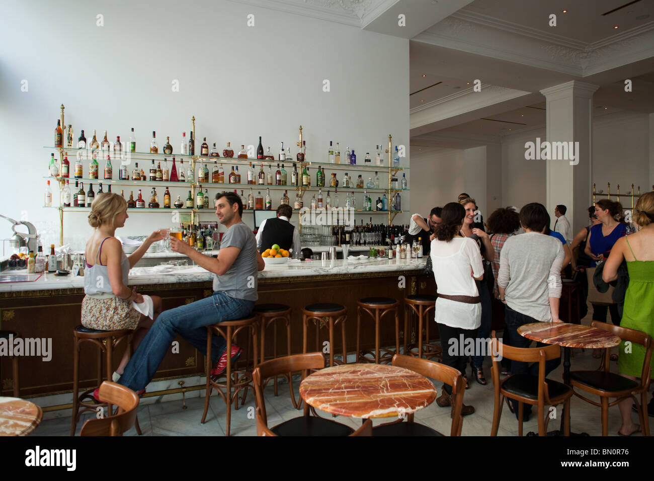 Bottega Louie Restaurant Downtown Los Angeles California United States Of America Stock Photo Alamy