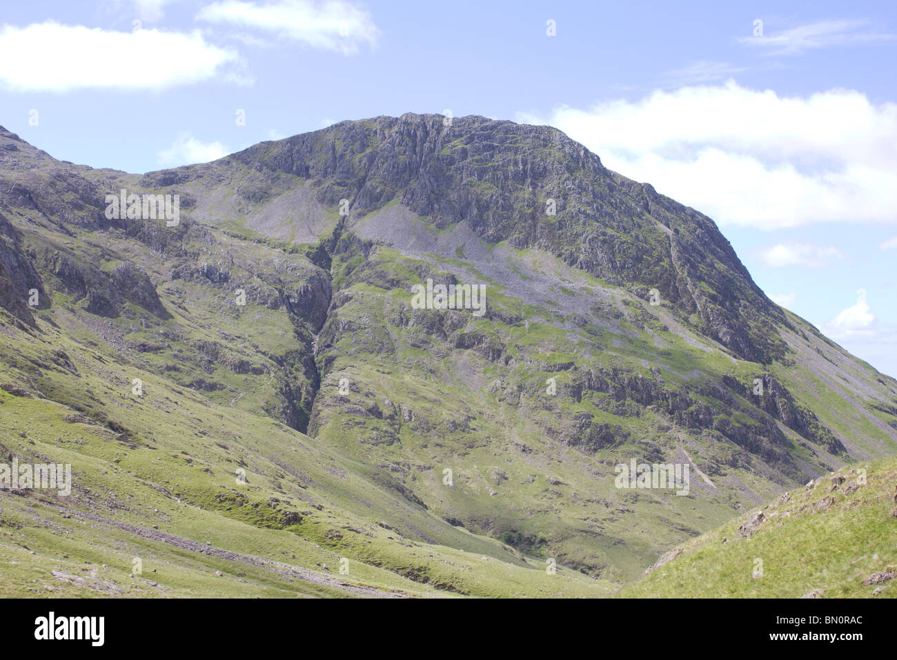 Lingmell from Round How, Lake District, England Stock Photo