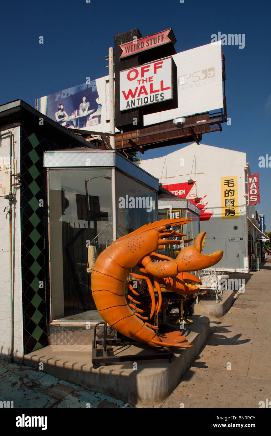 Off The Wall antiques, Melrose Ave. Los Angeles, California, United