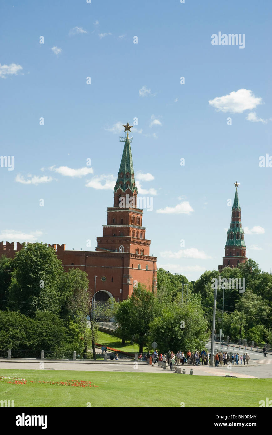 Moscow Kremlin towers Stock Photo Alamy