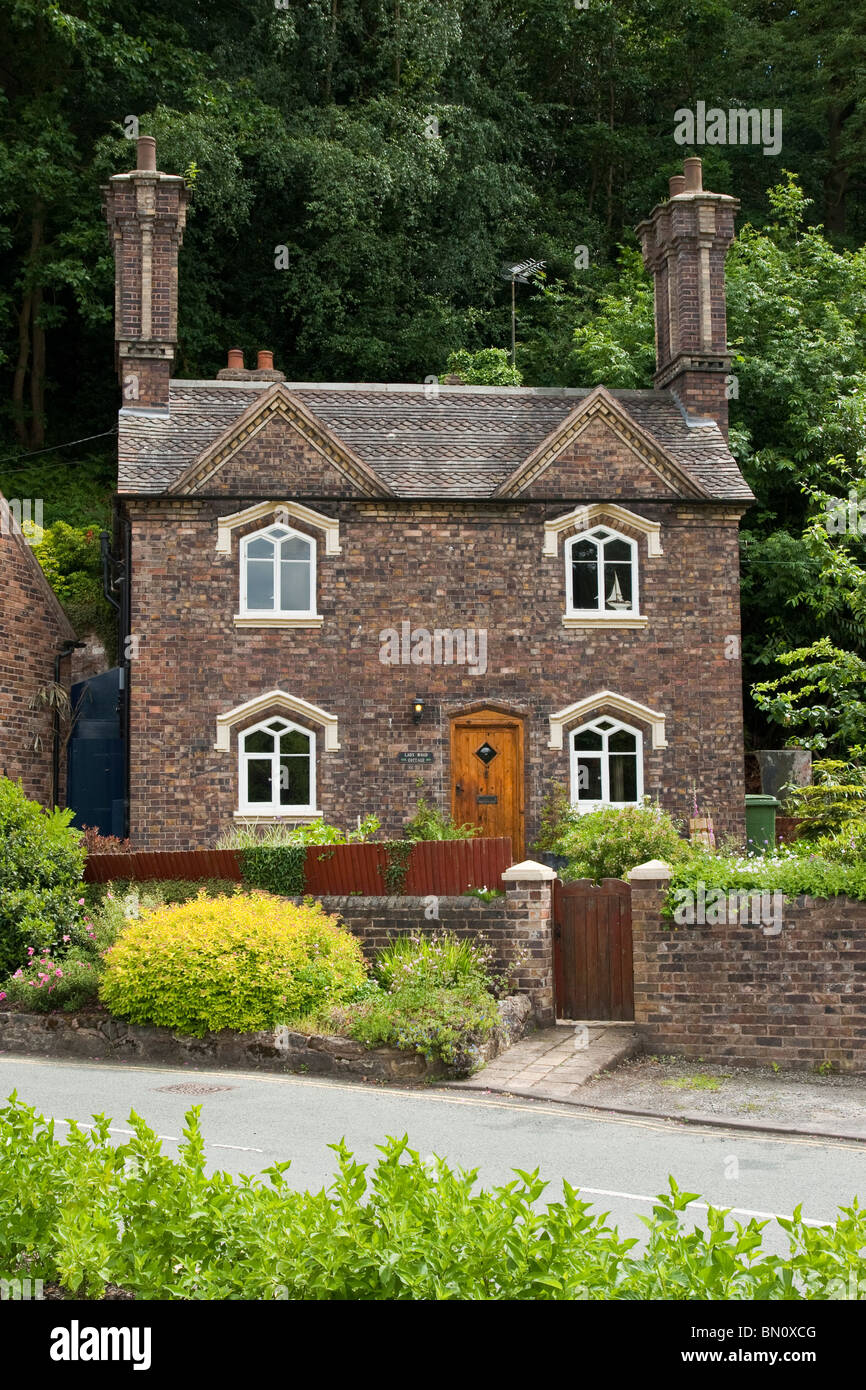 Old cottage in Ironbridge Telford Stock Photo