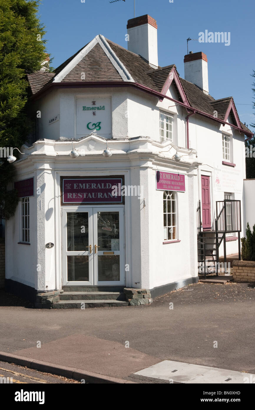 'Cantonese restaurant' in a 'small West midlands town' Stock Photo