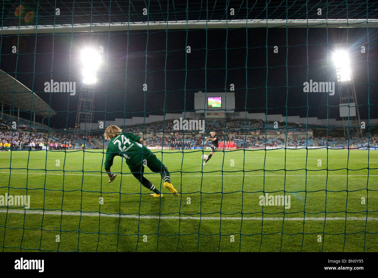 Marjolen Wafula Nekesa (right) and Michaela Khyrova of Slavia celebrate  goal during the final round