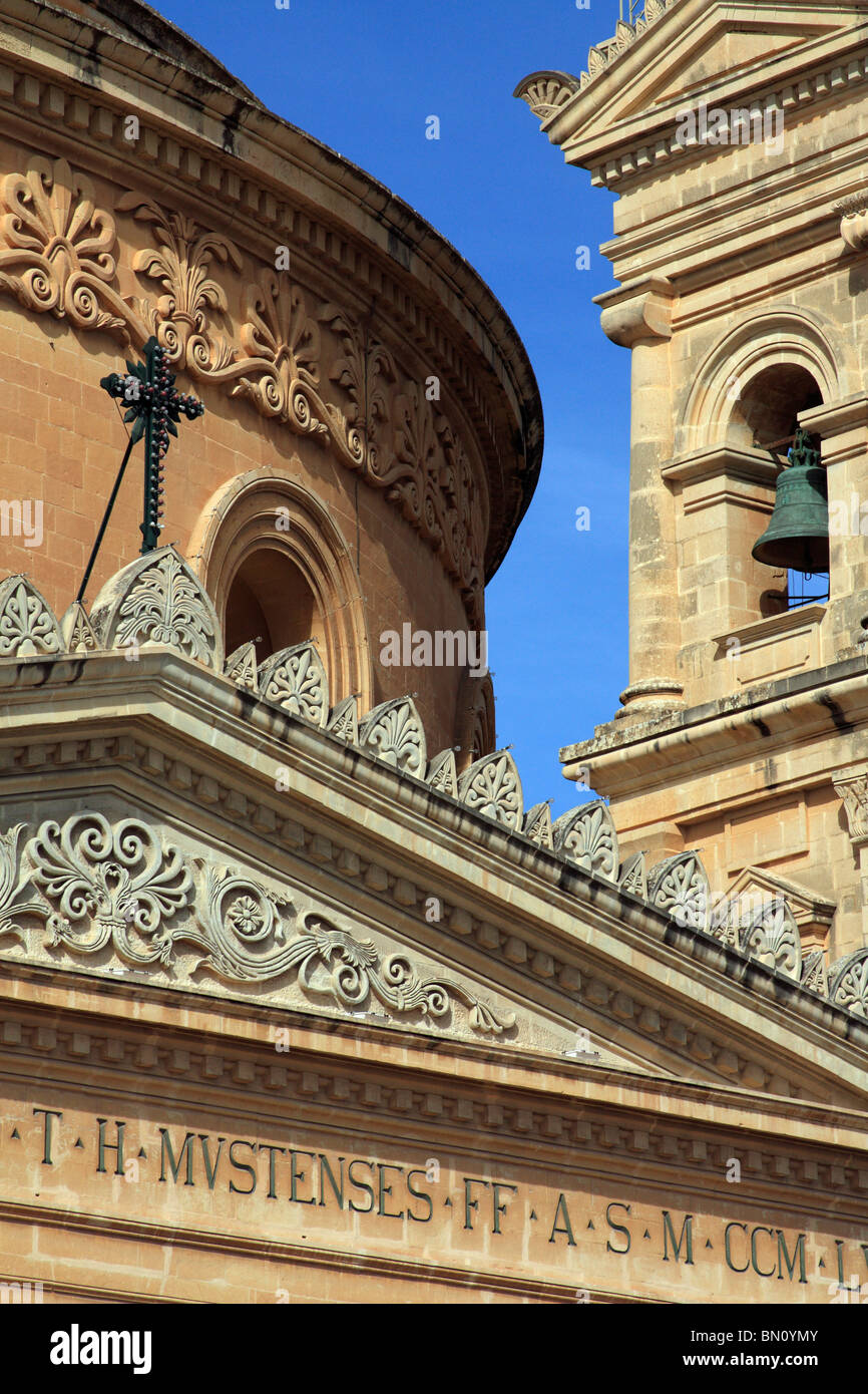 The Church of St Mary, better known as the Mosta Dome or Rotunda Stock Photo