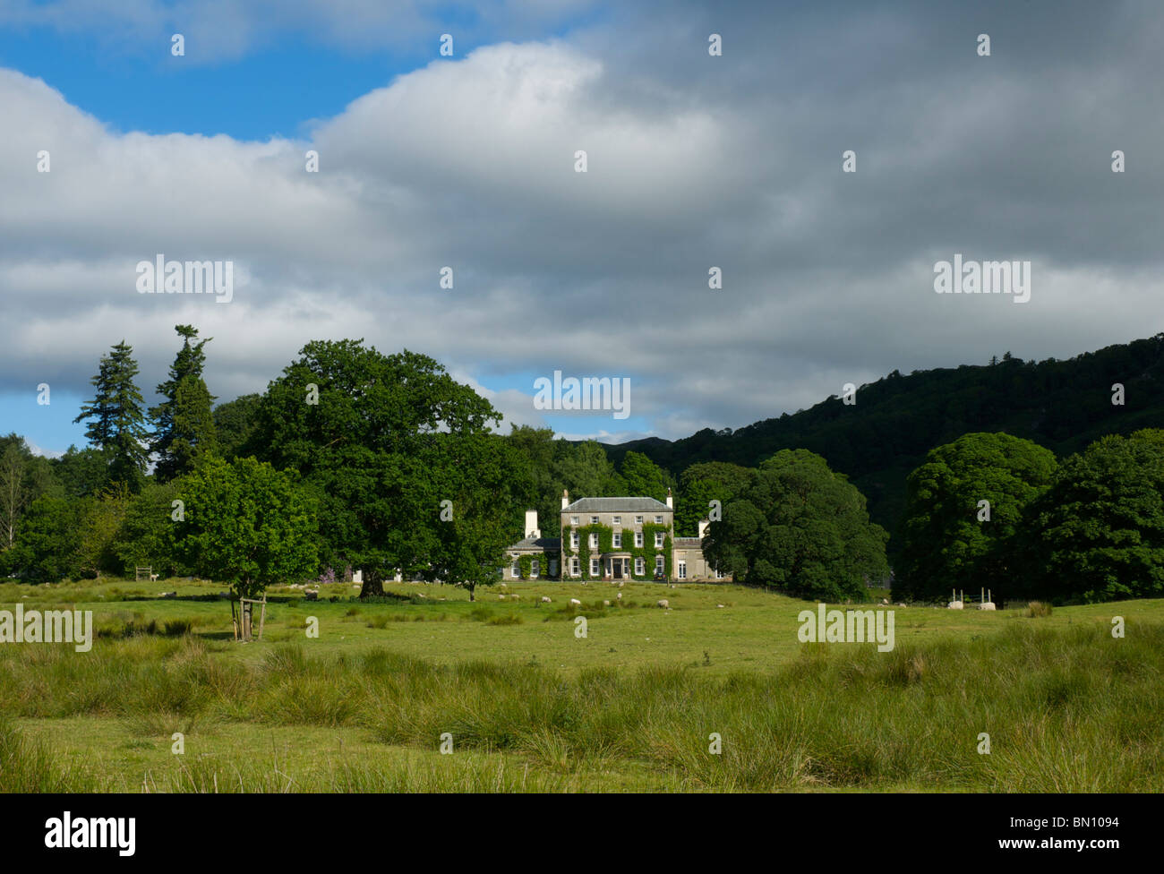 A view from the shore river Brathay Ambleside "Lake District National