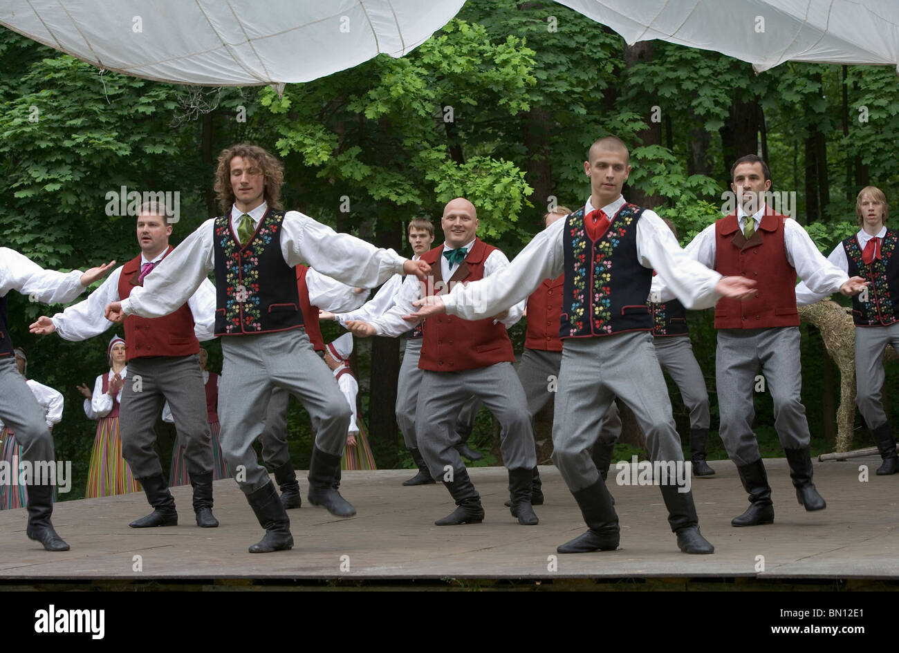 Latvia,Latvian folklore,Traditional costumes,dance,dancing,sing,singing ...