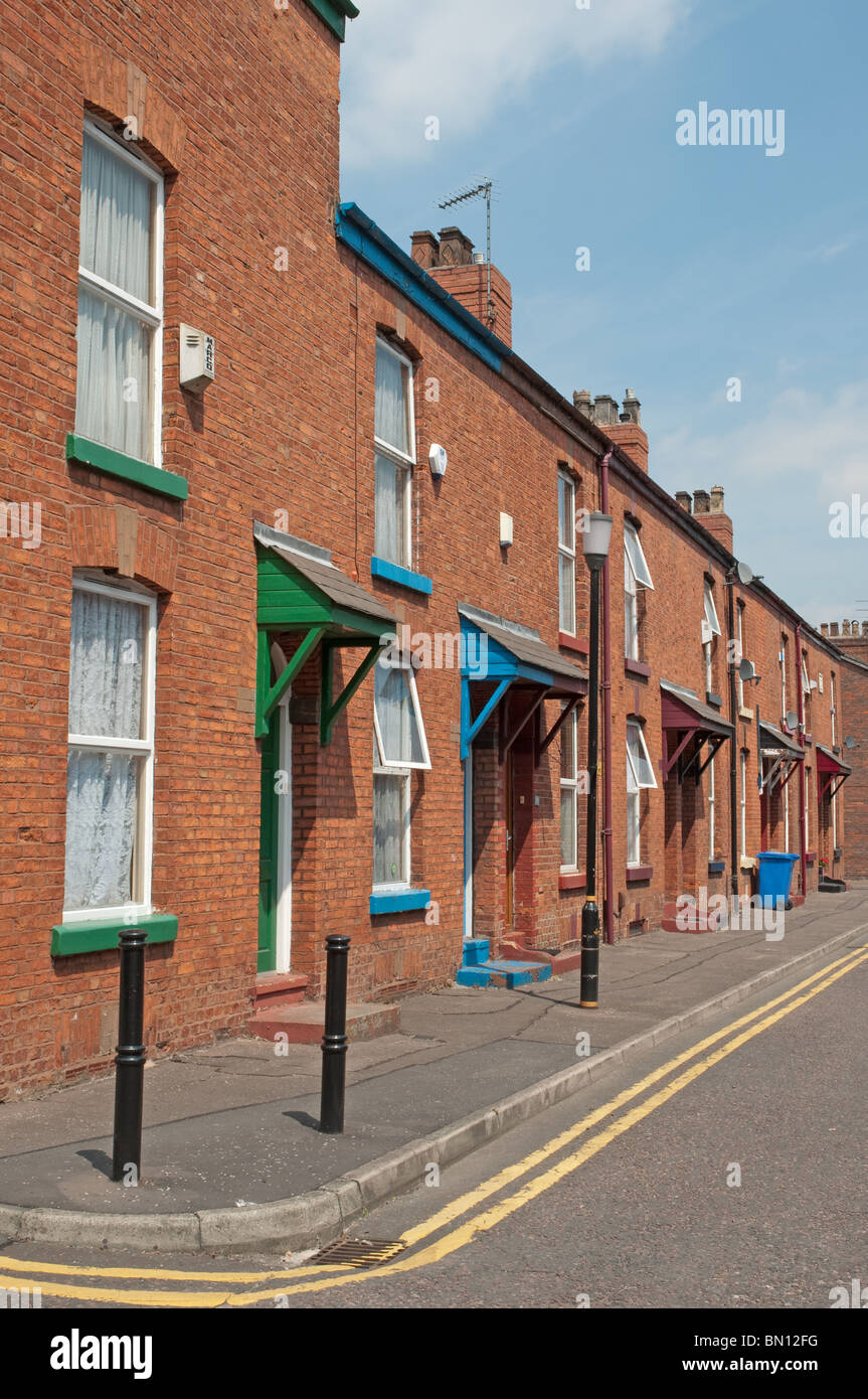 Row of terraced houses, Trafford Grove,Stretford,Trafford,Greater