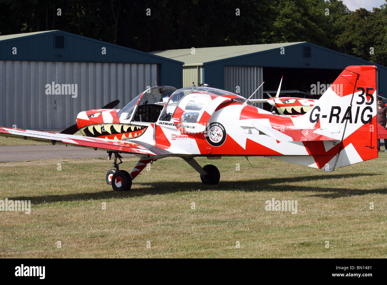 Extra Flugzeugbau EA300 Kemble Airfield Cirencester Stock Photo