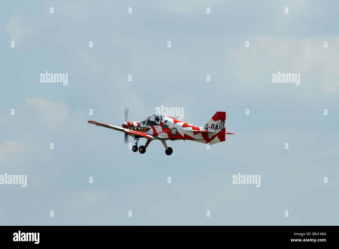 Extra 300 Aircraft Flying at Kemble Airfield Cirencester Stock Photo