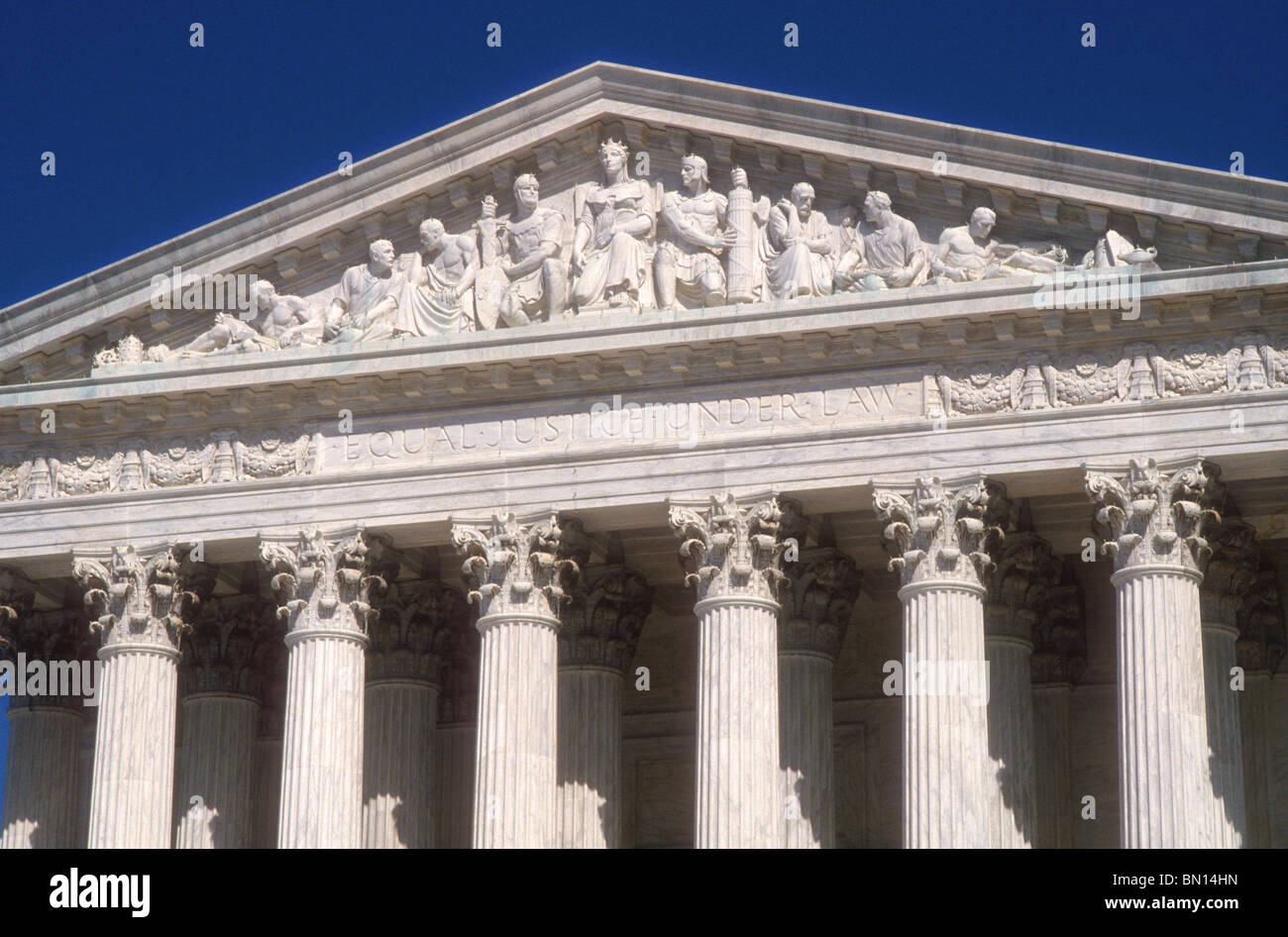 Supreme court building Washington DC exterior Stock Photo