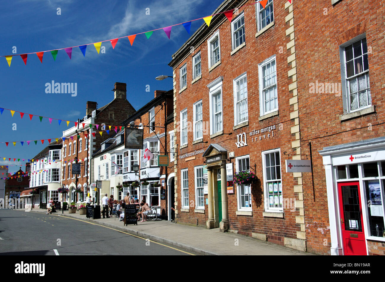 High Street, Shipston-on-Stour, Warwickshire, England, United Kingdom Stock Photo