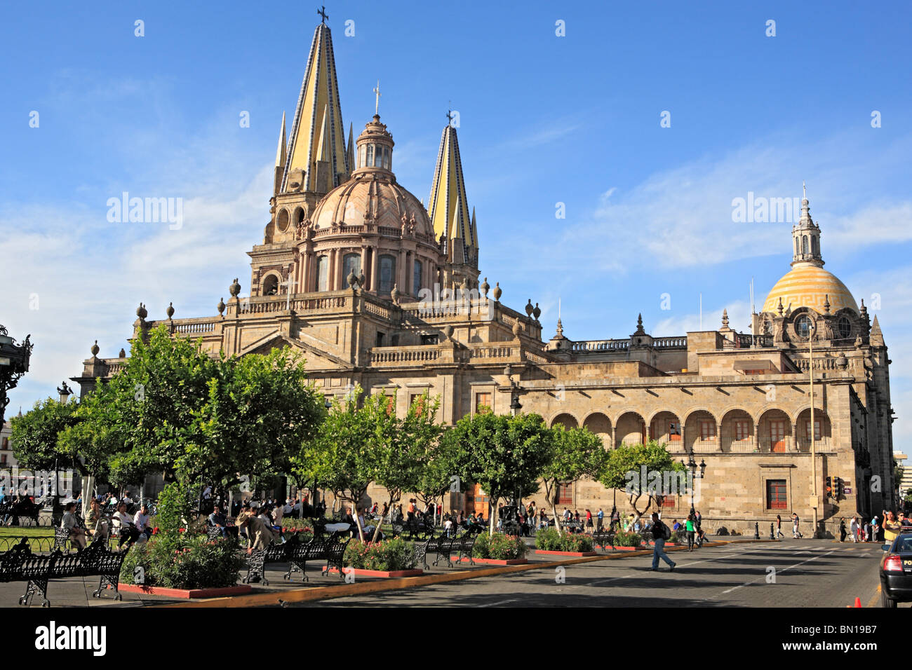 Cathedral (1618), Guadalajara, state Jalisco, Mexico Stock Photo