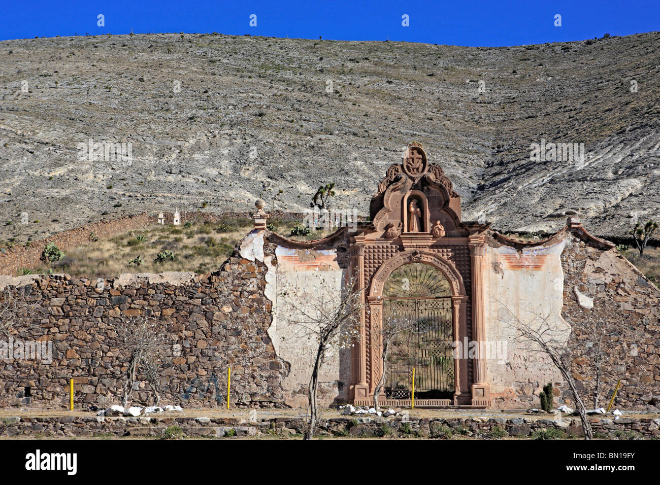Old mining town, Real de Catorce, state San Luis Potosi, Mexico Stock Photo