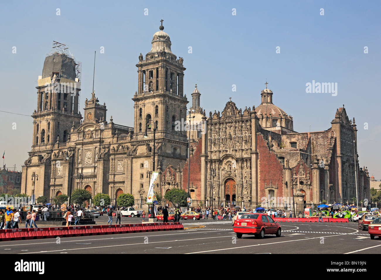 Cathedral, Mexico City, Mexico Stock Photo