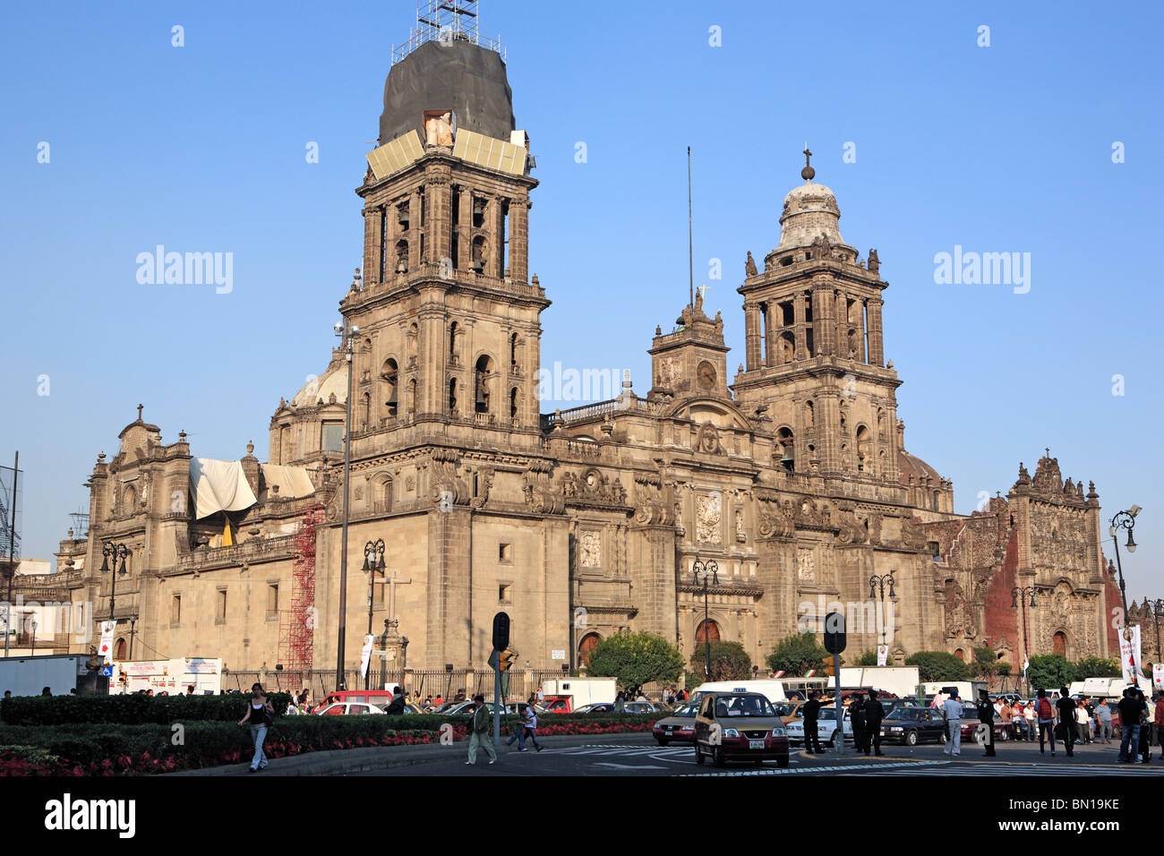 Cathedral, Mexico City, Mexico Stock Photo