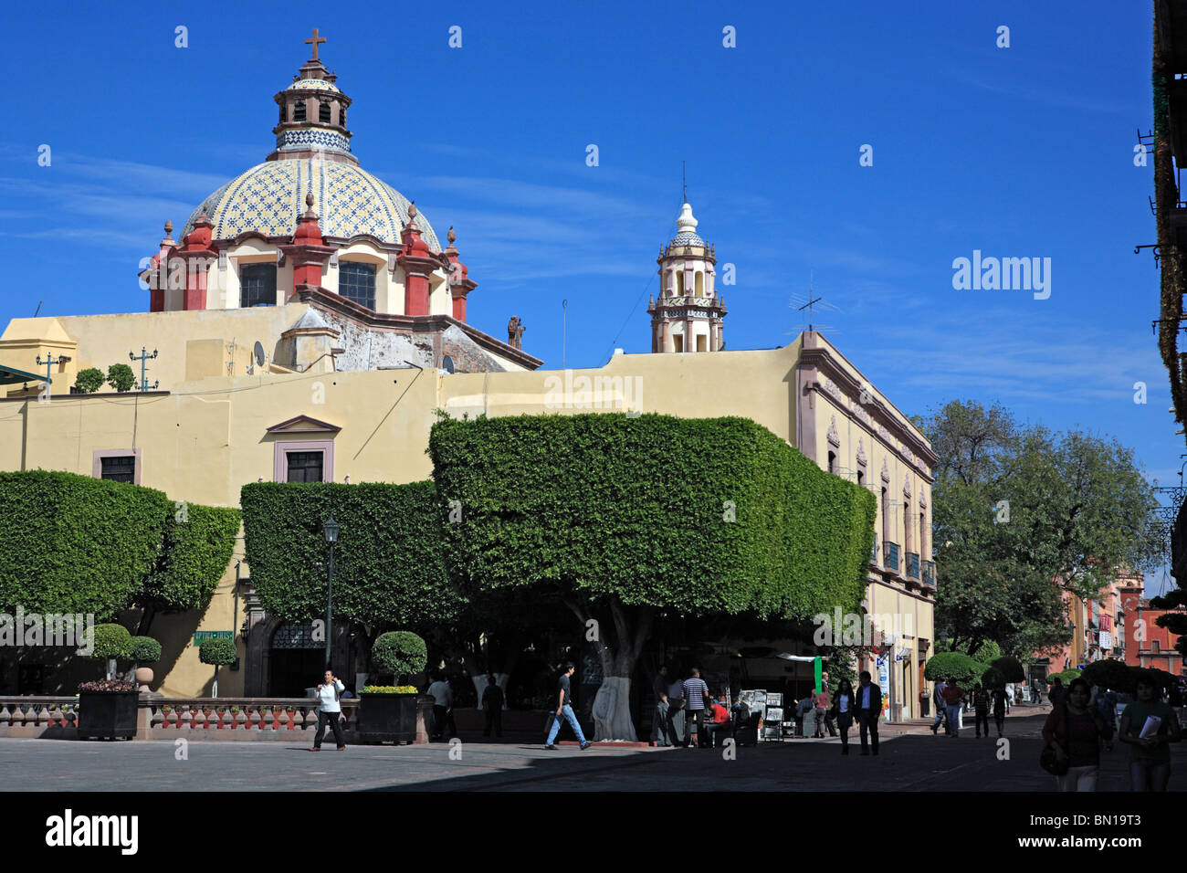 Santa Clara church, Queretaro, state Queretaro, Mexico Stock Photo