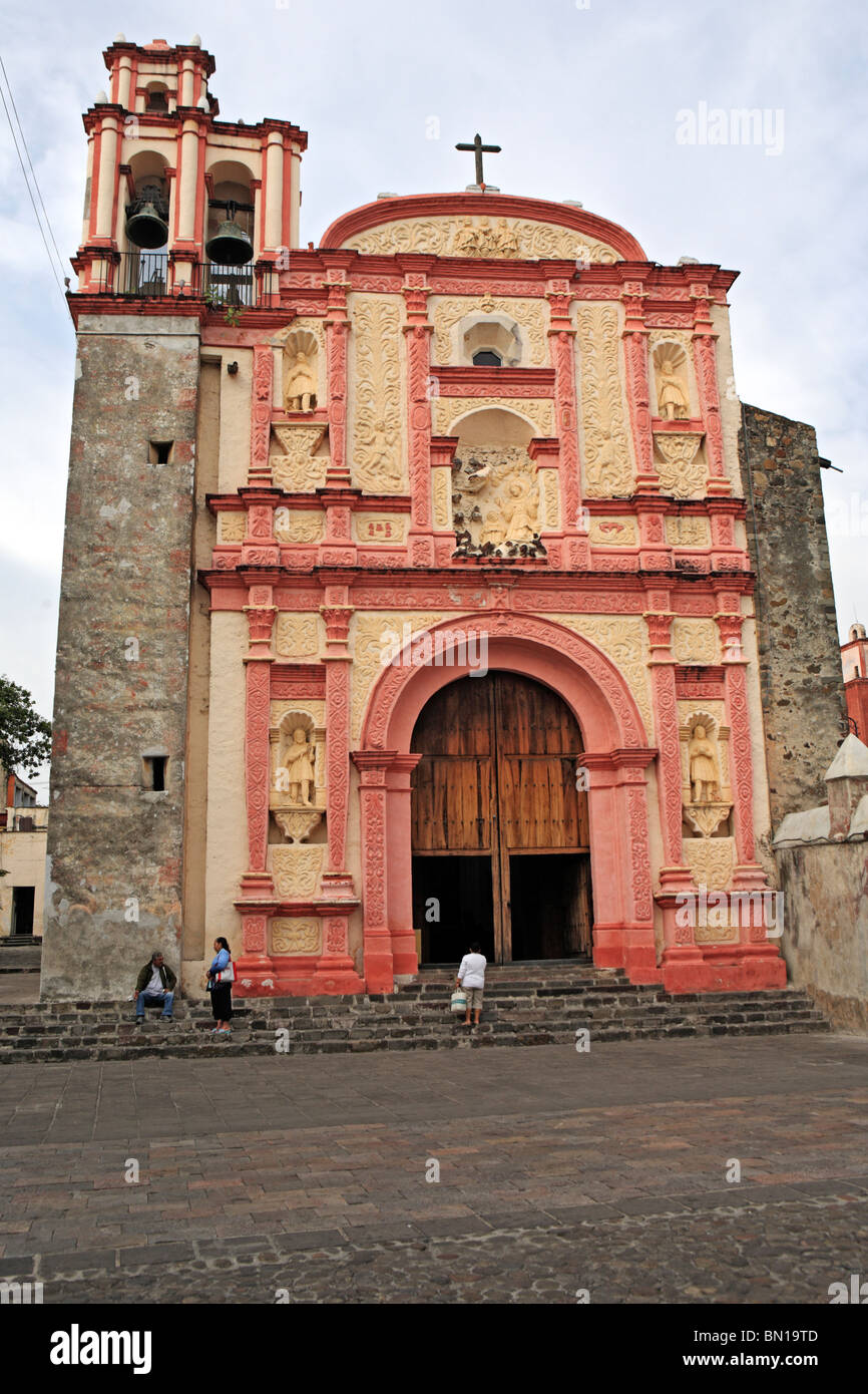 Tercera Orden church (1736), Cuernavaca, state Morelos, Mexico Stock Photo