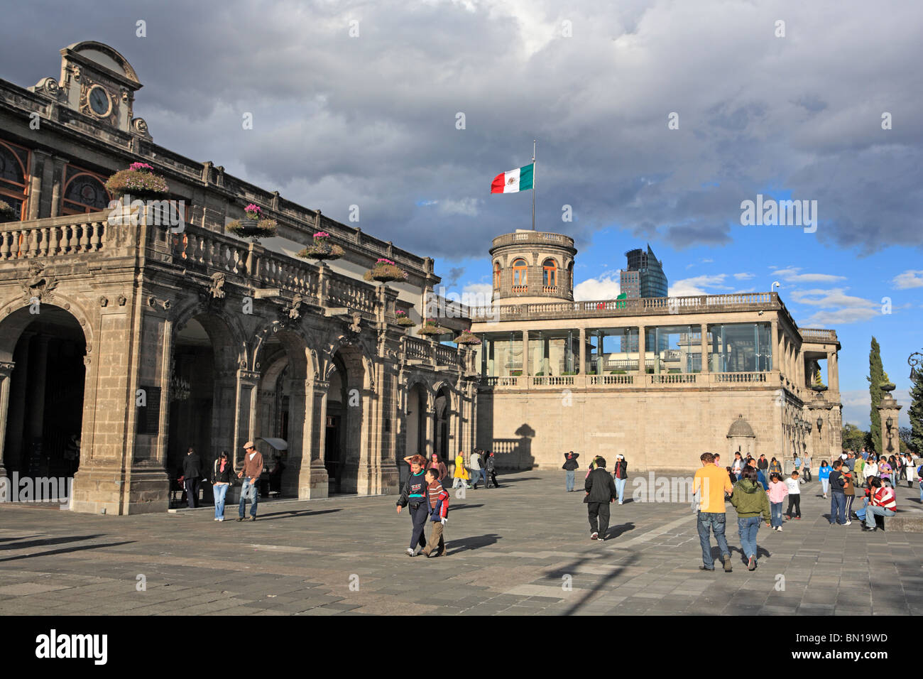 Chapultepec castle, Mexico City, Mexico Stock Photo