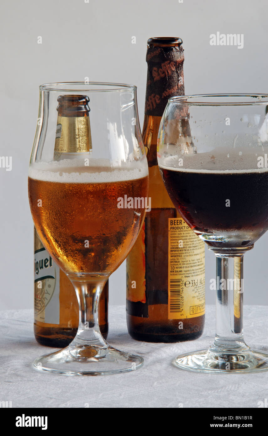 Spanish Beer Drinking Glasses: Glassware