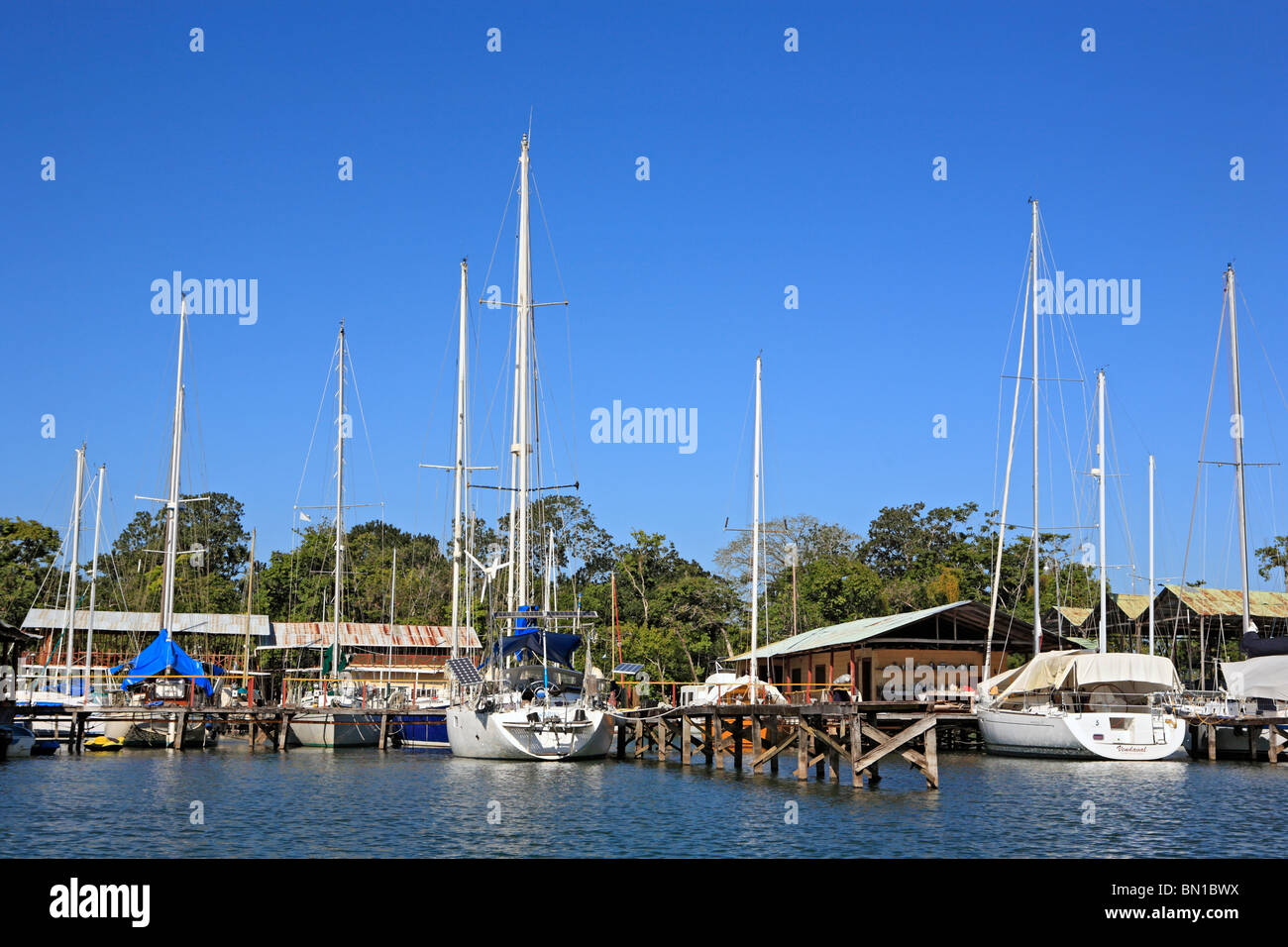 Dulce river, Guatemala Stock Photo