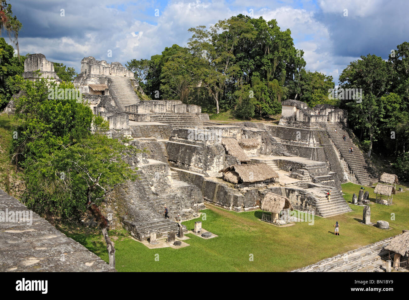 Maya ruins of Tikal, near Flores, Guatemala Stock Photo