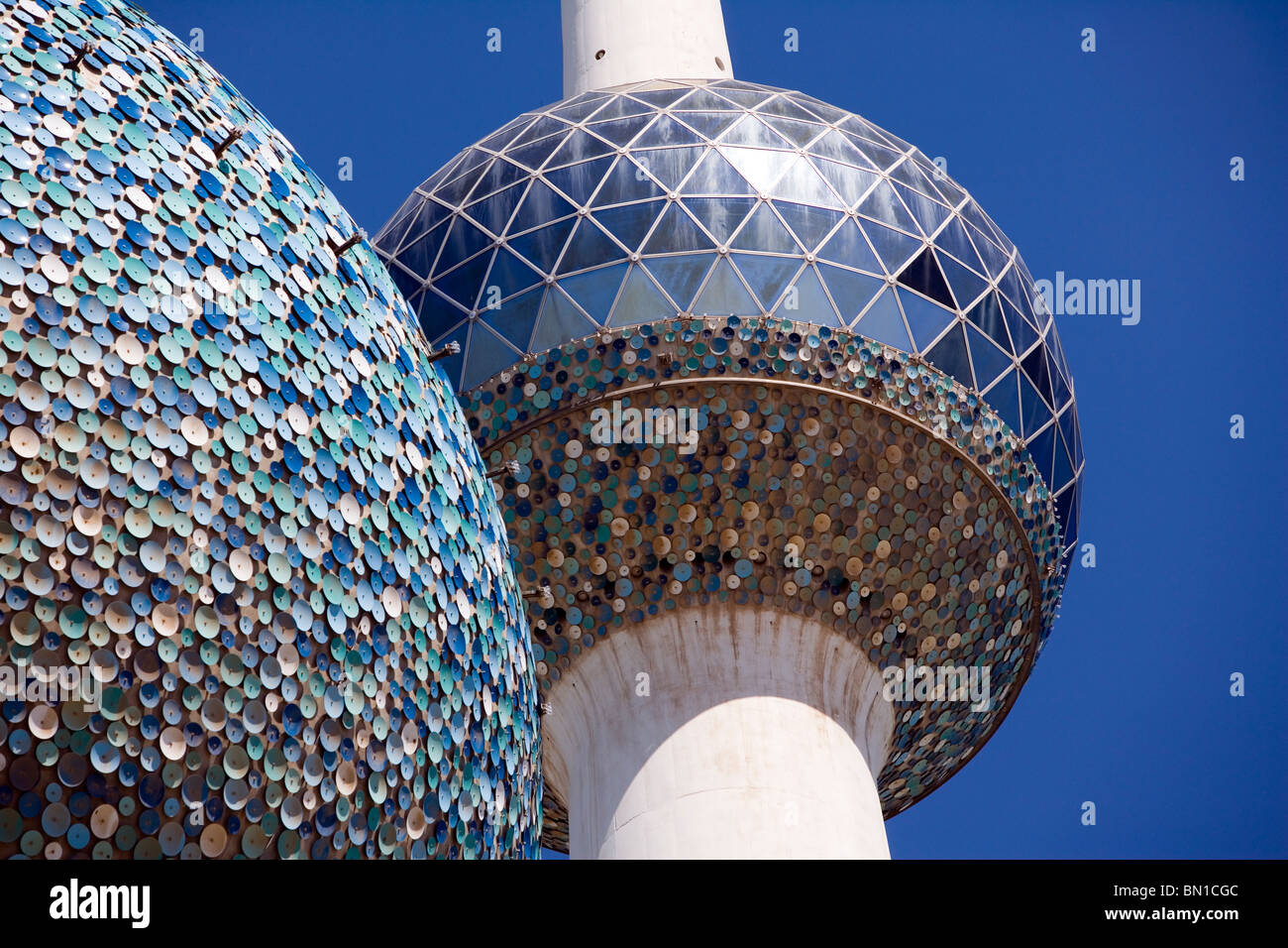 Kuwait Towers, Iconic Landmark, State of Kuwait, Middle East Stock Photo