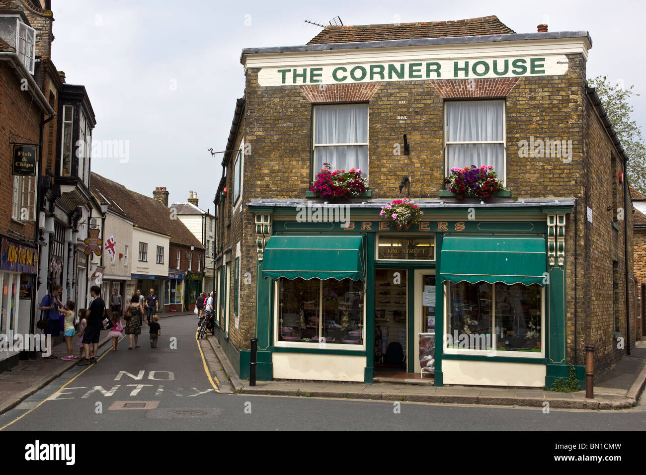 The Corner House Sandwich Kent Stock Photo Alamy