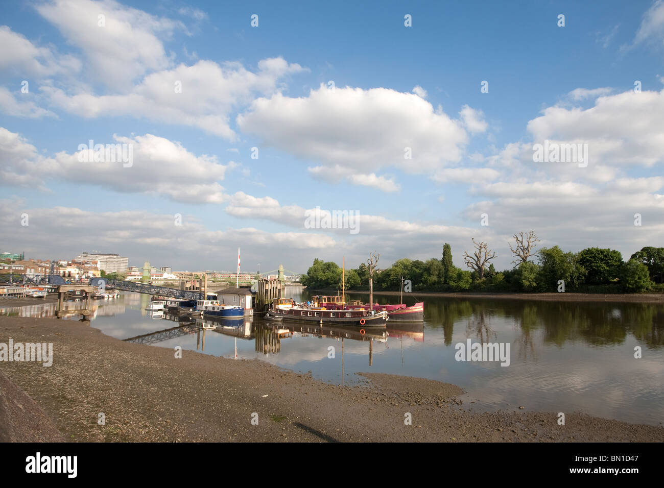 View of The River Thames at Hammersmith. London, England, UK Stock Photo