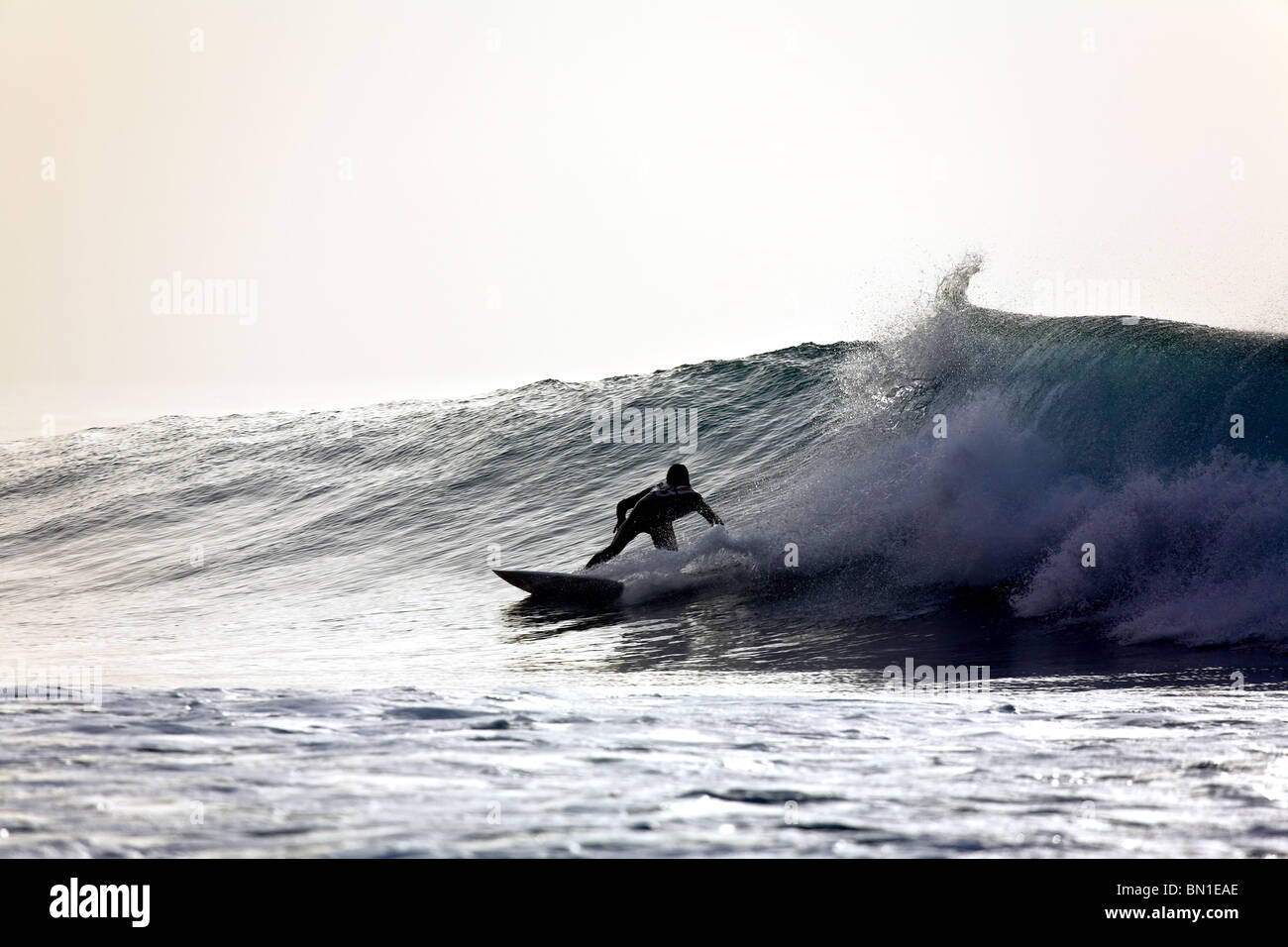 Mauritania, Nouadhibou Peninsula, surfing. Erwan Simon (FRA Stock Photo Alamy