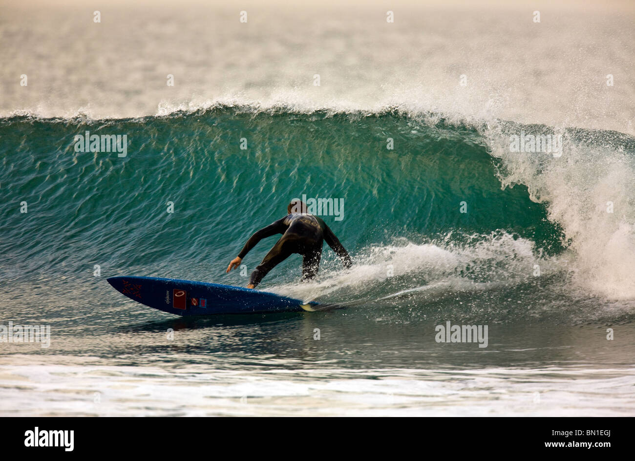 Mauritania, Nouadhibou Peninsula, surfing. Sam Bleakley (UK Stock Photo