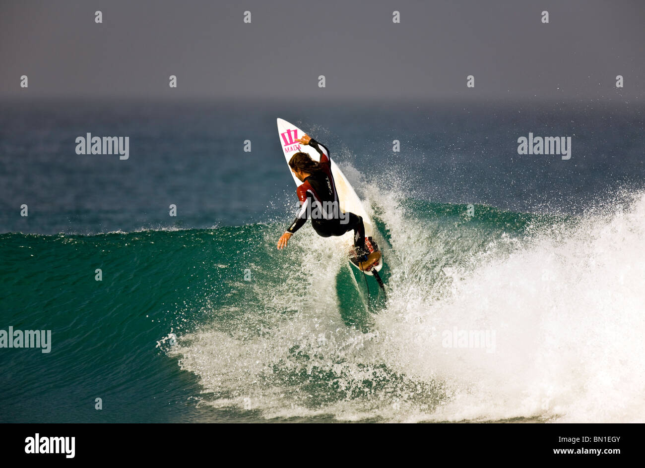 Mauritania, Nouadhibou Peninsula, surfing. Erwan Simon (FRA Stock Photo Alamy