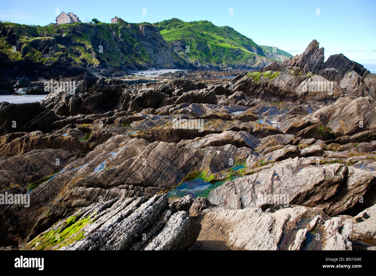 Rocks, Ilfracombe, North Devon, England, Great Britain Stock Photo - Alamy