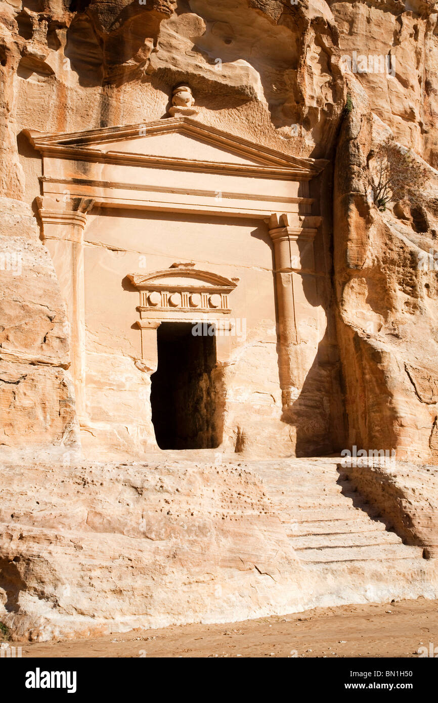 Middle East, Jordan, Little Petra, Beida, Al Beidha is a very important site for visitors in Wadi Musa Stock Photo