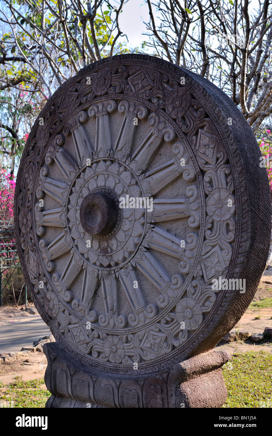 Dharmacakra dhammacakka wheel dharma wheel hires stock photography and