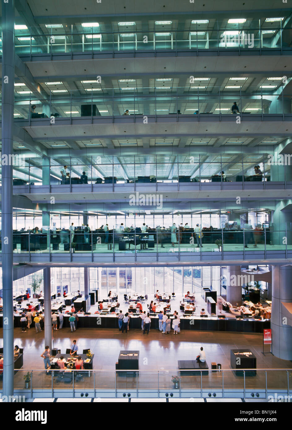 Interior Of Hong Kong Shanghai Banking Corporation Head Office
