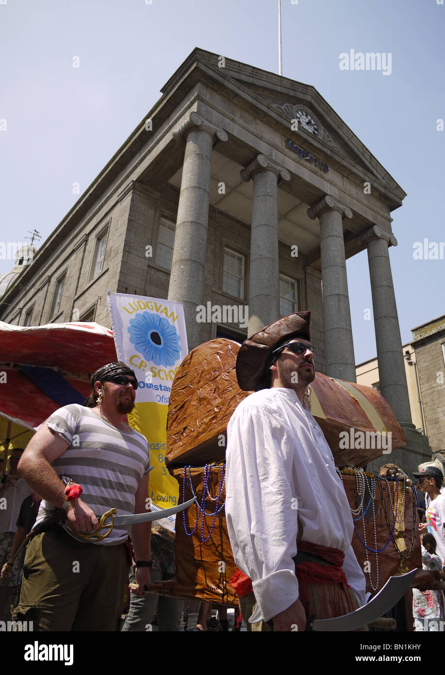 Golowan Festival Penzance Cornwall June 2010 Stock Photo - Alamy