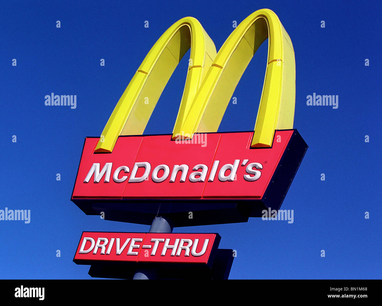 McDonald's sign Stock Photo