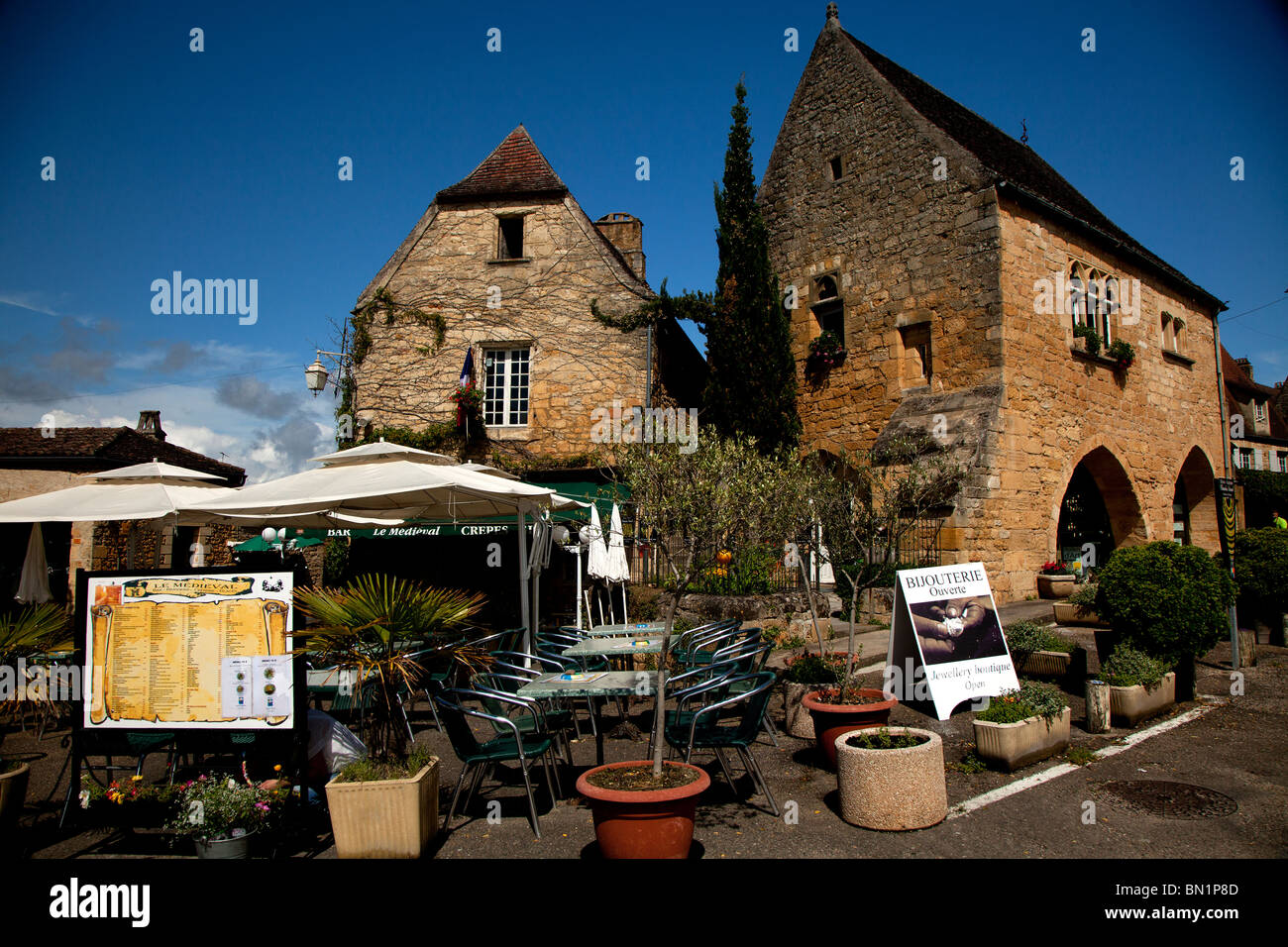 Domme town, Dordogne, France Stock Photo Alamy