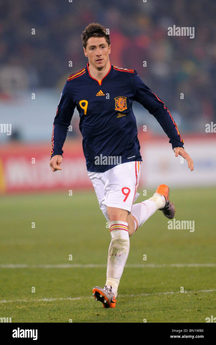 FERNANDO TORRES SPAIN LOFTUS VERSFELD STADIUM SOUTH AFRICA 25 June 2010  Stock Photo - Alamy