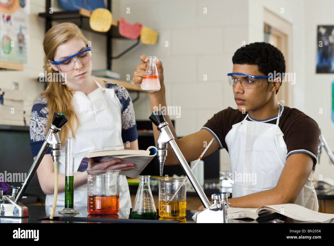 chemistry experiments in high school