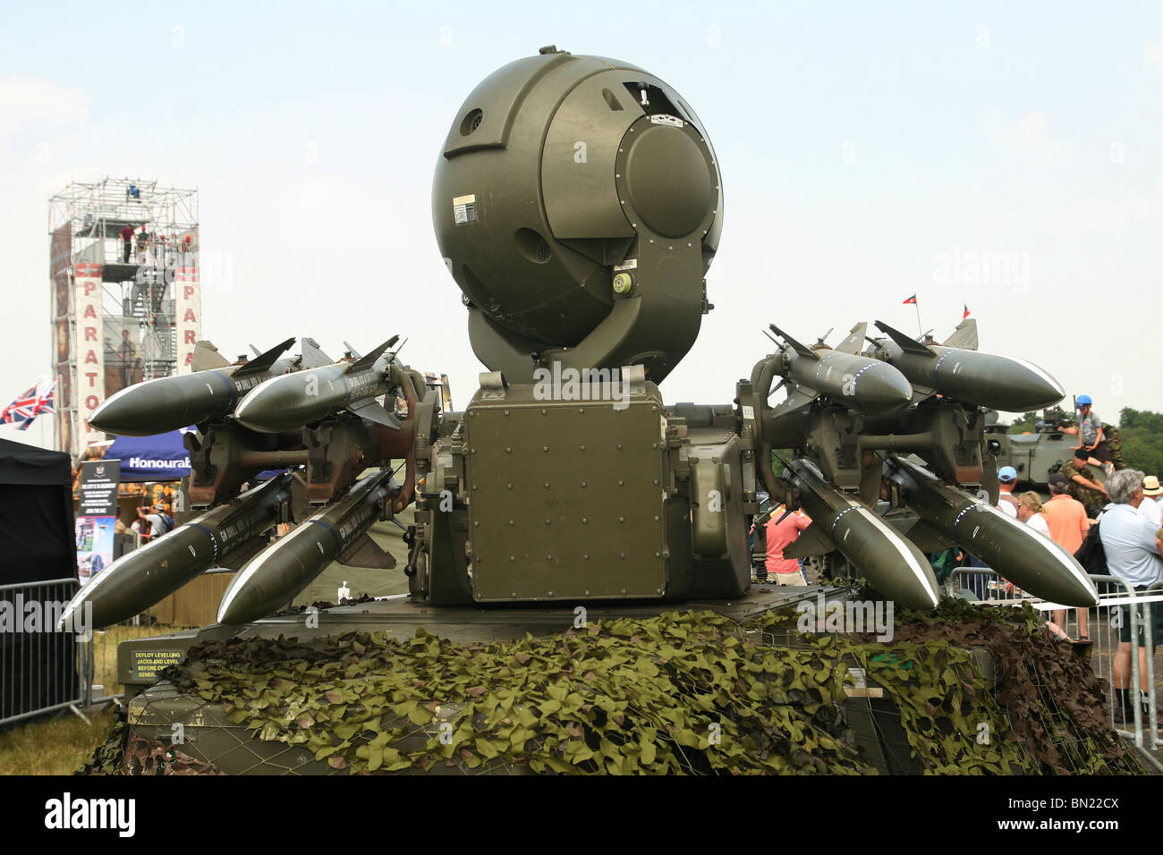 Surface to air missile launcher Stock Photo - Alamy