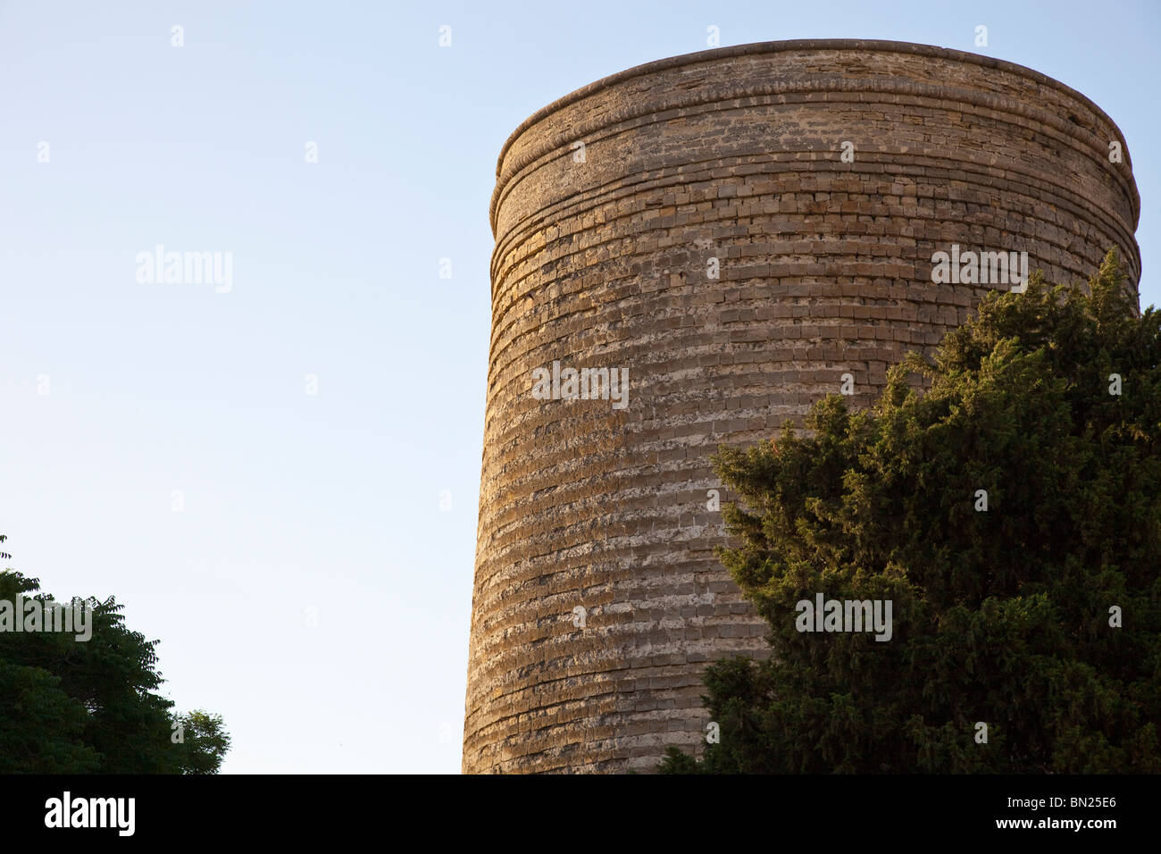 Maiden Tower in Baku, Azerbaijan Stock Photo