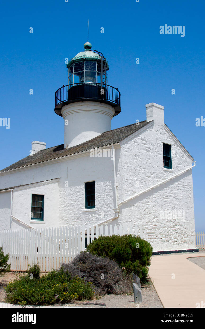 Point Loma Lighthouse, San Diego, California Stock Photo