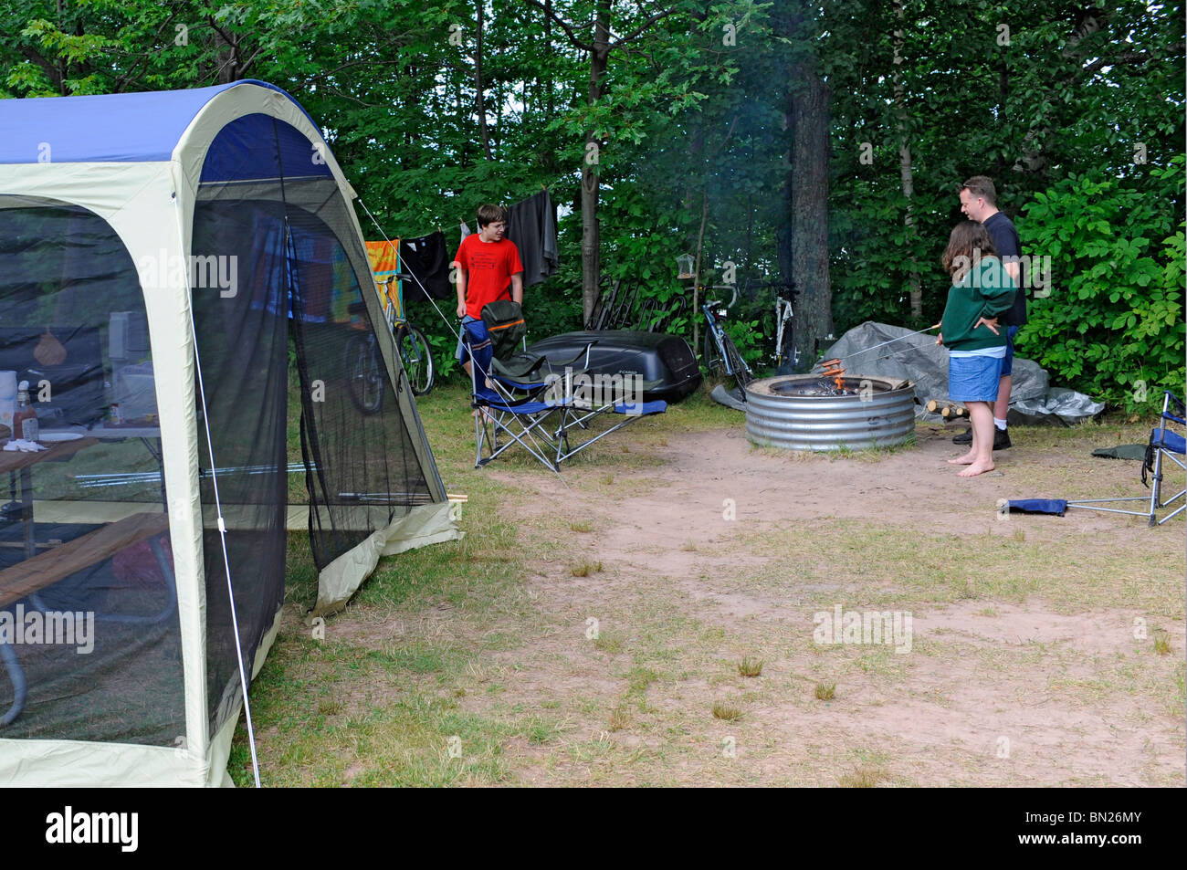 Camping At Porcupine Mountains Wilderness State Park Upper