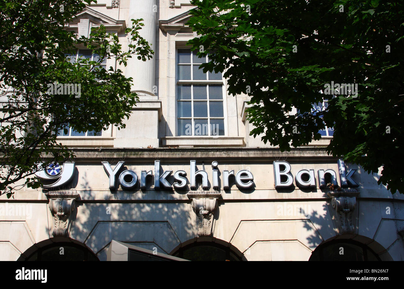 A Yorkshire Bank in a U.K. city Stock Photo Alamy