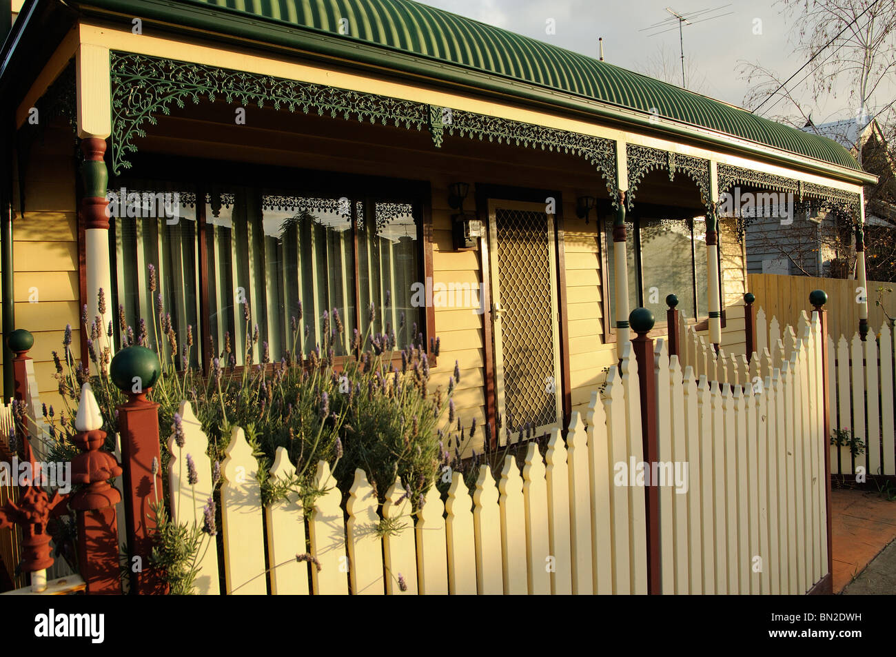 Victorian style house, Yarraville, Melbourne, Australia Stock Photo Alamy