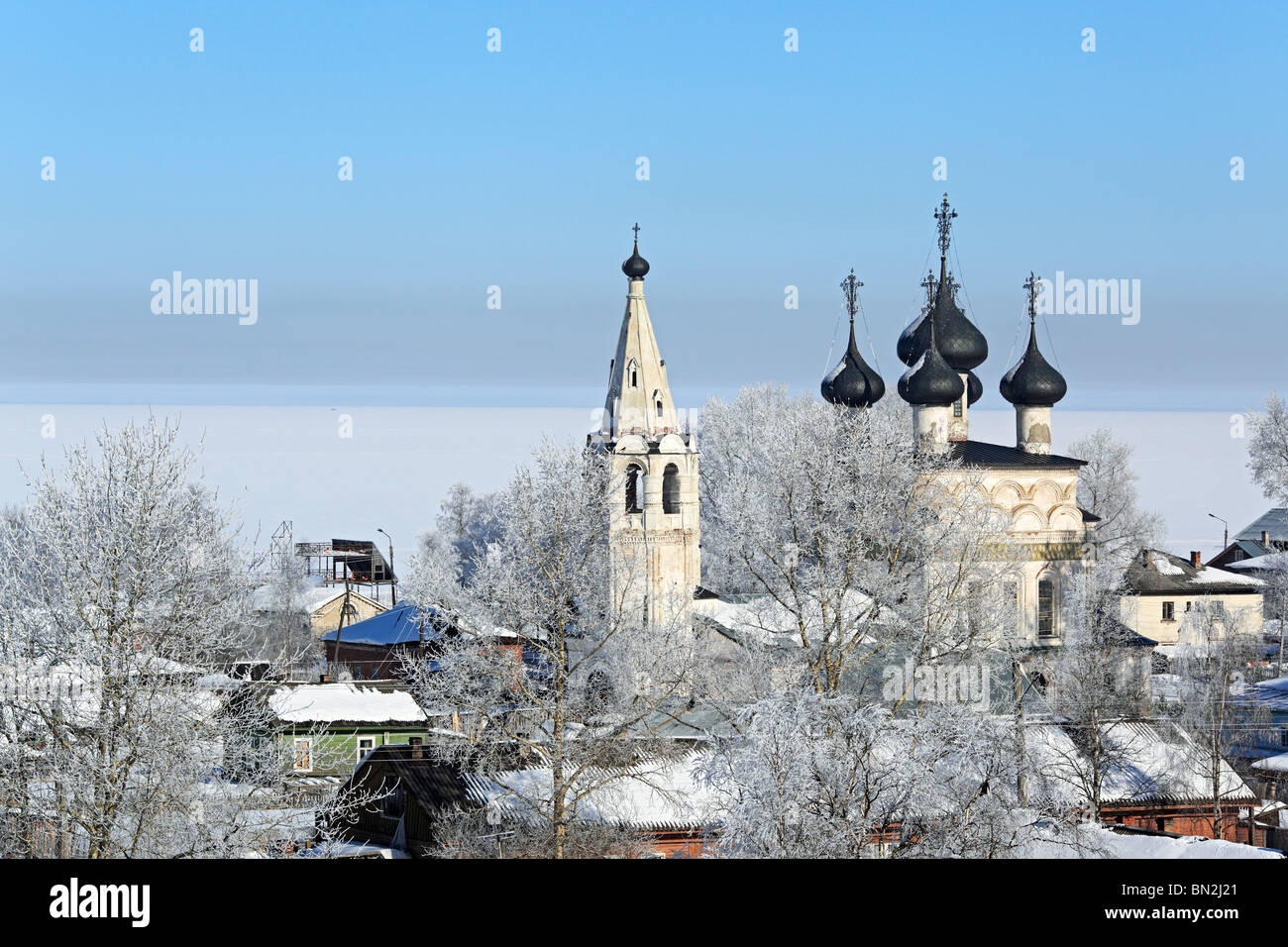 Church of the Saviour (1723), Belozersk, Vologda region, Russia Stock Photo