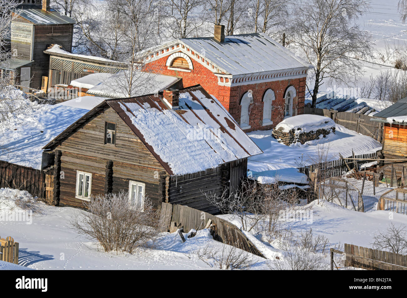 Belozersk, Vologda region, Russia Stock Photo