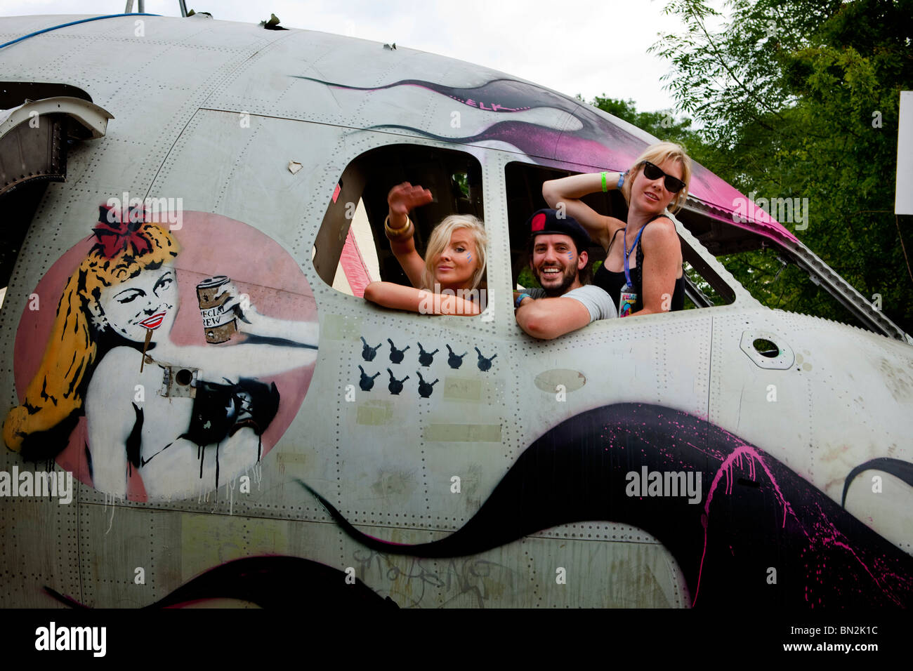 Glastonbury Festival Stock Photo